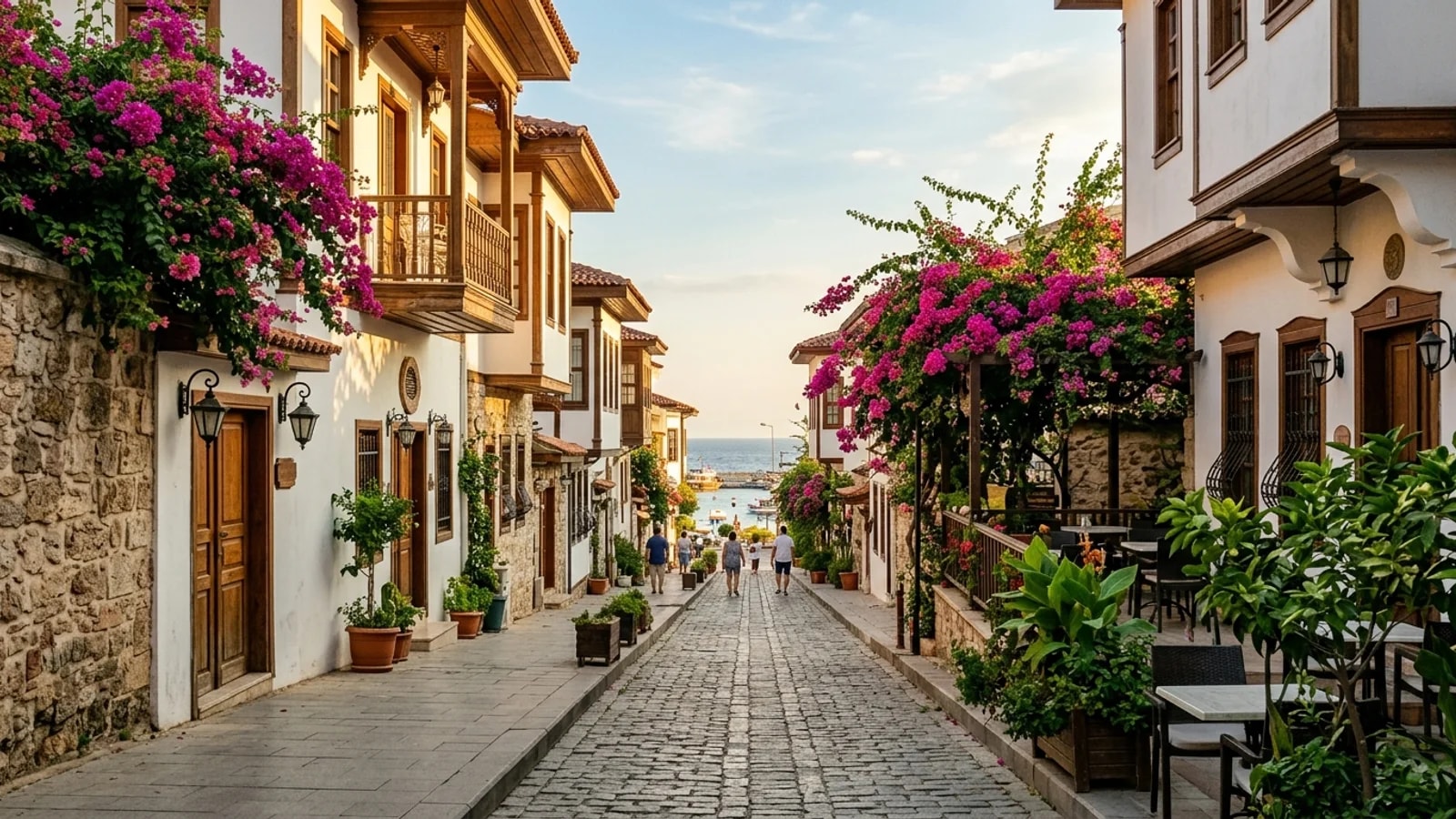 Private transfer from Antalya Airport arriving at Dogan Hotel in Kaleiçi (Old Town)