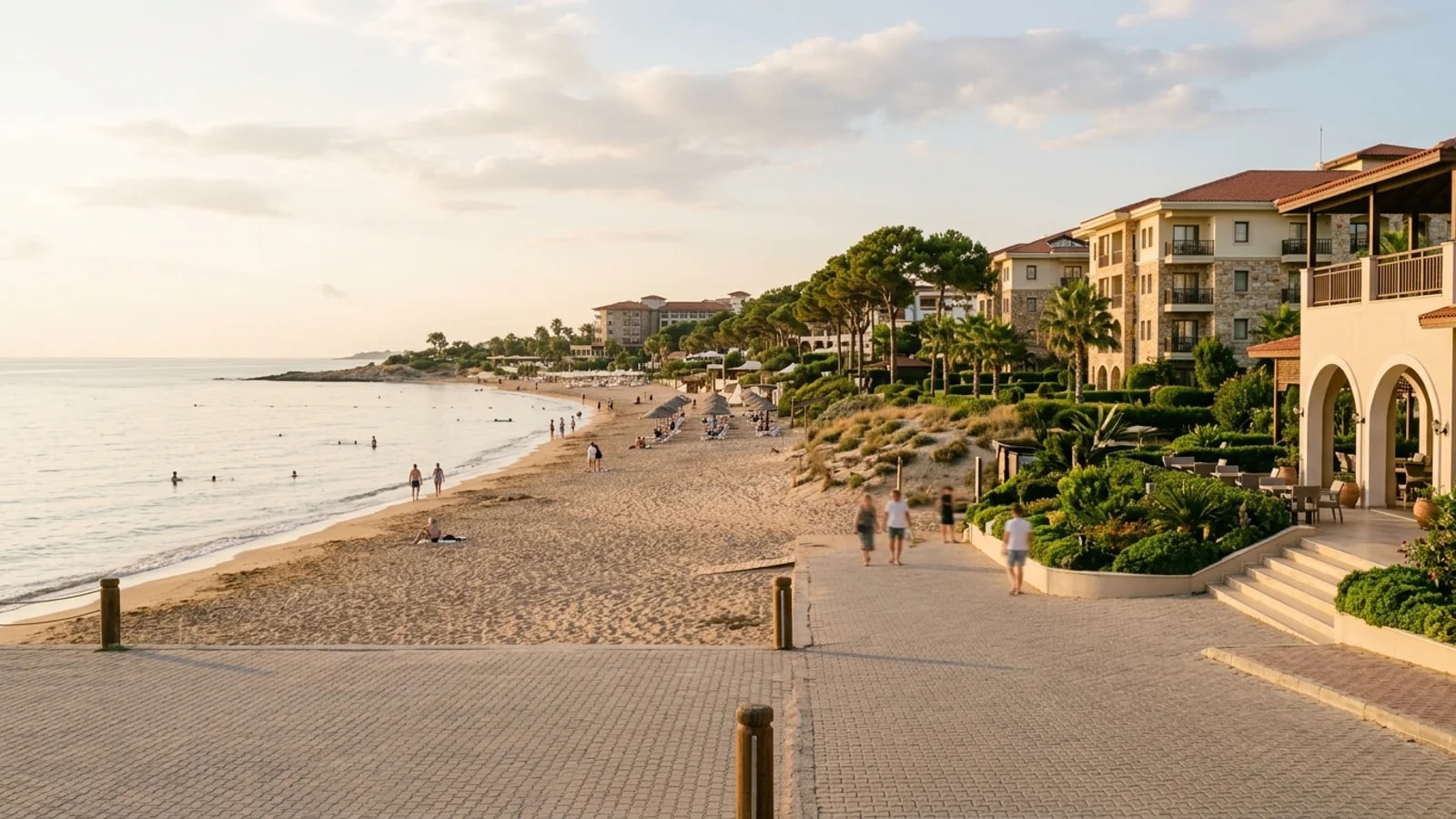 Private transfer from Antalya Airport arriving at Defne Ana Hotel in Evrenseki