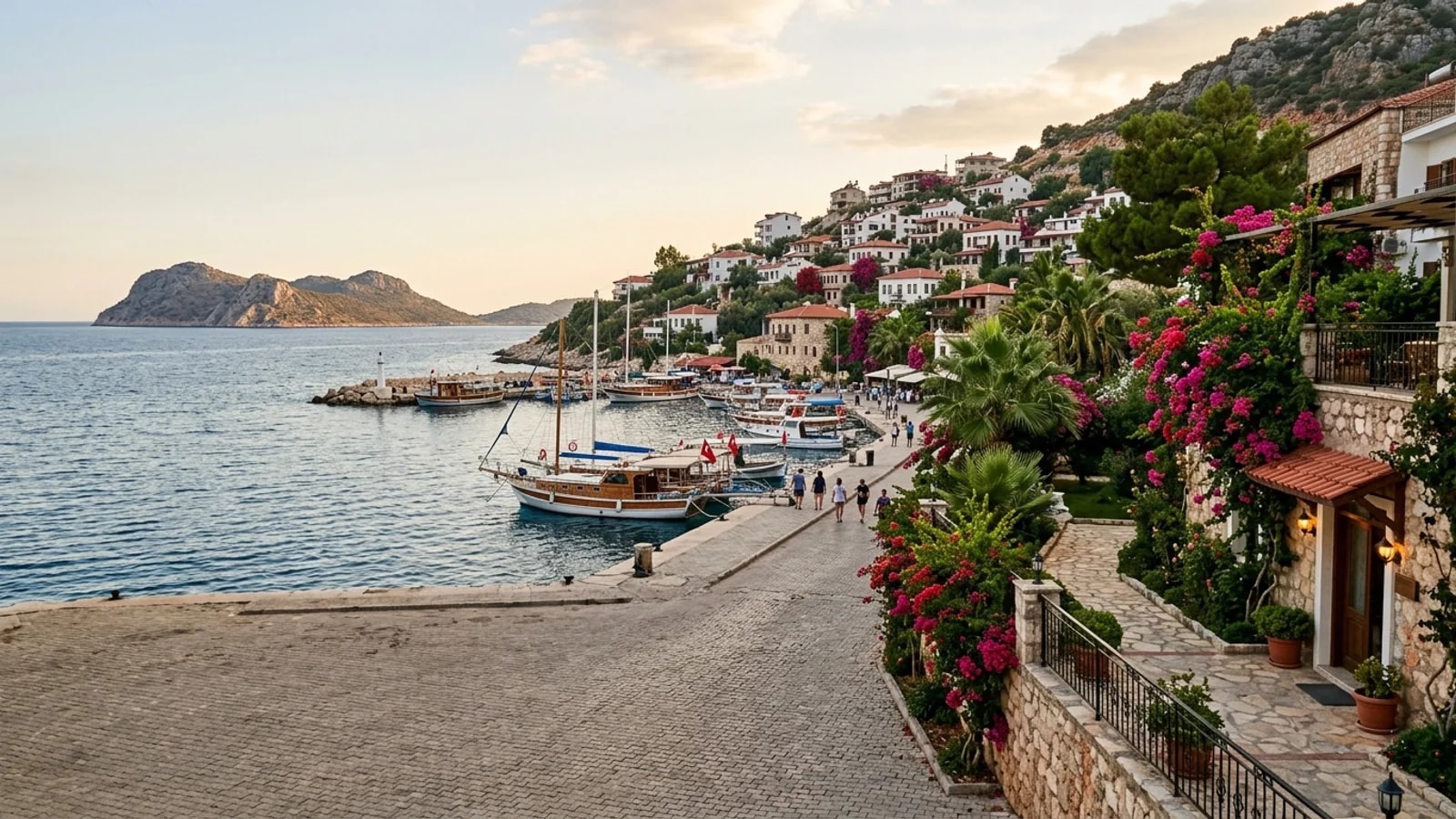 Private transfer from Antalya Airport arriving at Bilgin Hotel Kas in Kaş