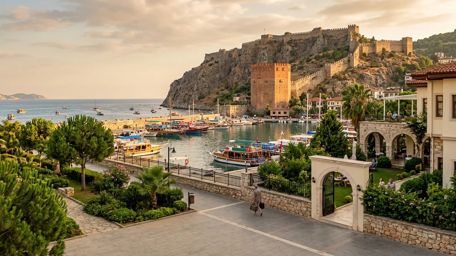 Transfert hôtel vers Luxor Apart Hotel Transfert privé de l’aéroport d’Antalya arrivant à Luxor Apart Hotel, Alanya
